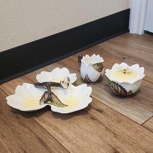 Vintage Lefton "Bee Line" Ceramic Set